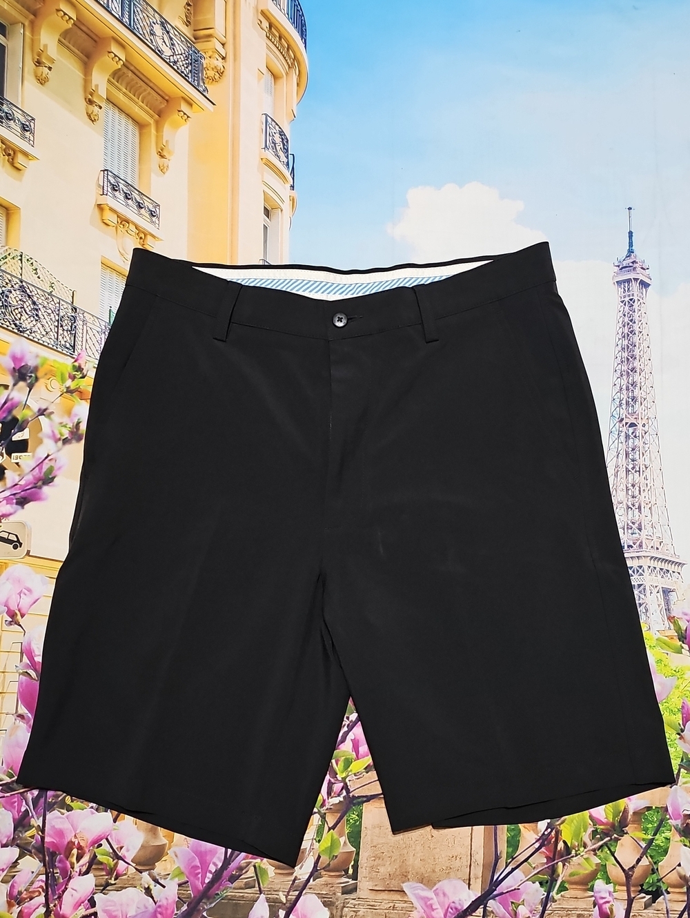 FootJoy Black Flat Front Golf Shorts Size 32